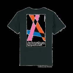 ADVENTURE BEGINS WHERE THE PAVED ROAD ENDS T-SHIRT