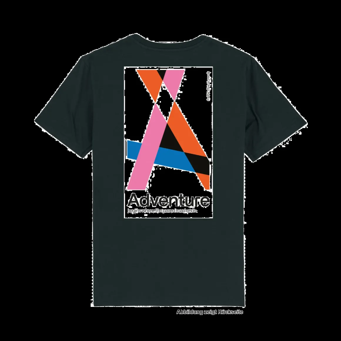 ADVENTURE BEGINS WHERE THE PAVED ROAD ENDS T-SHIRT