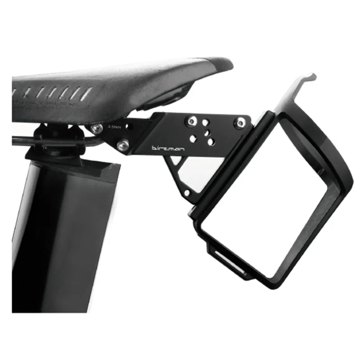 Aeroman bottle cage adapter for saddle fixing