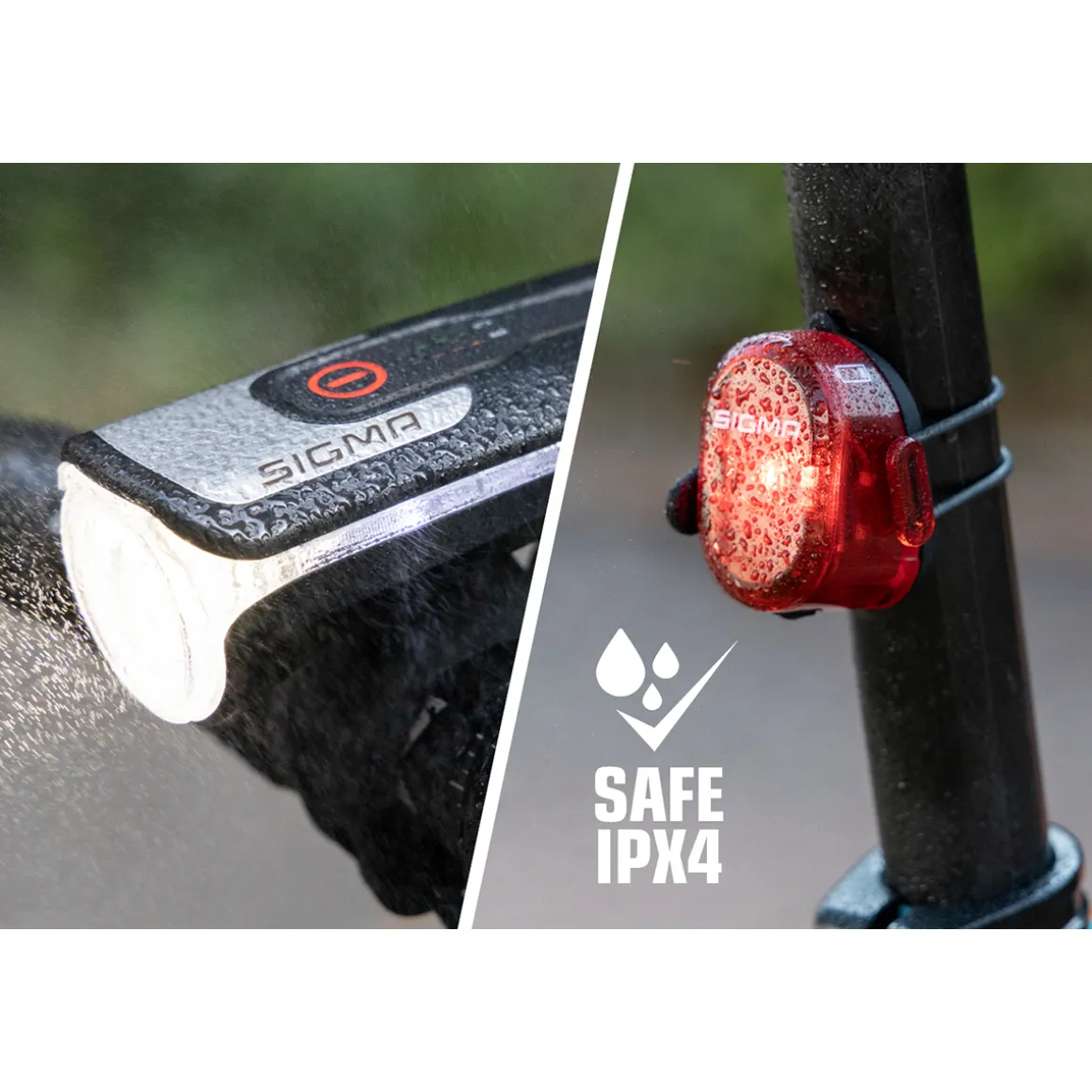 AURA 80 USB LED Front Light/NUGGET II Rear Light Set