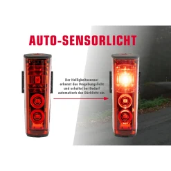 AURA 80 USB LED Front Light/BLAZE USB Battery-Powered Rear Light with Brake Light Kit