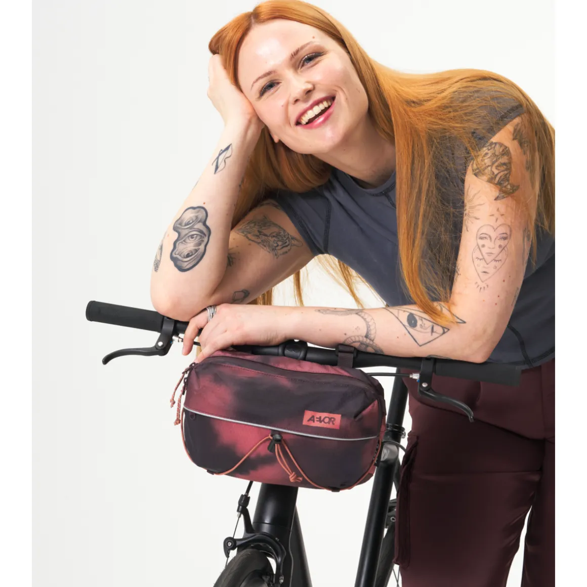 BAR BAG BLEACH DYE Handlebar Bag