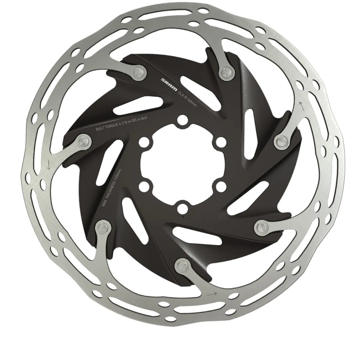 Centerline XR (CLX-R) Rounded Rotor 6-Bolt
