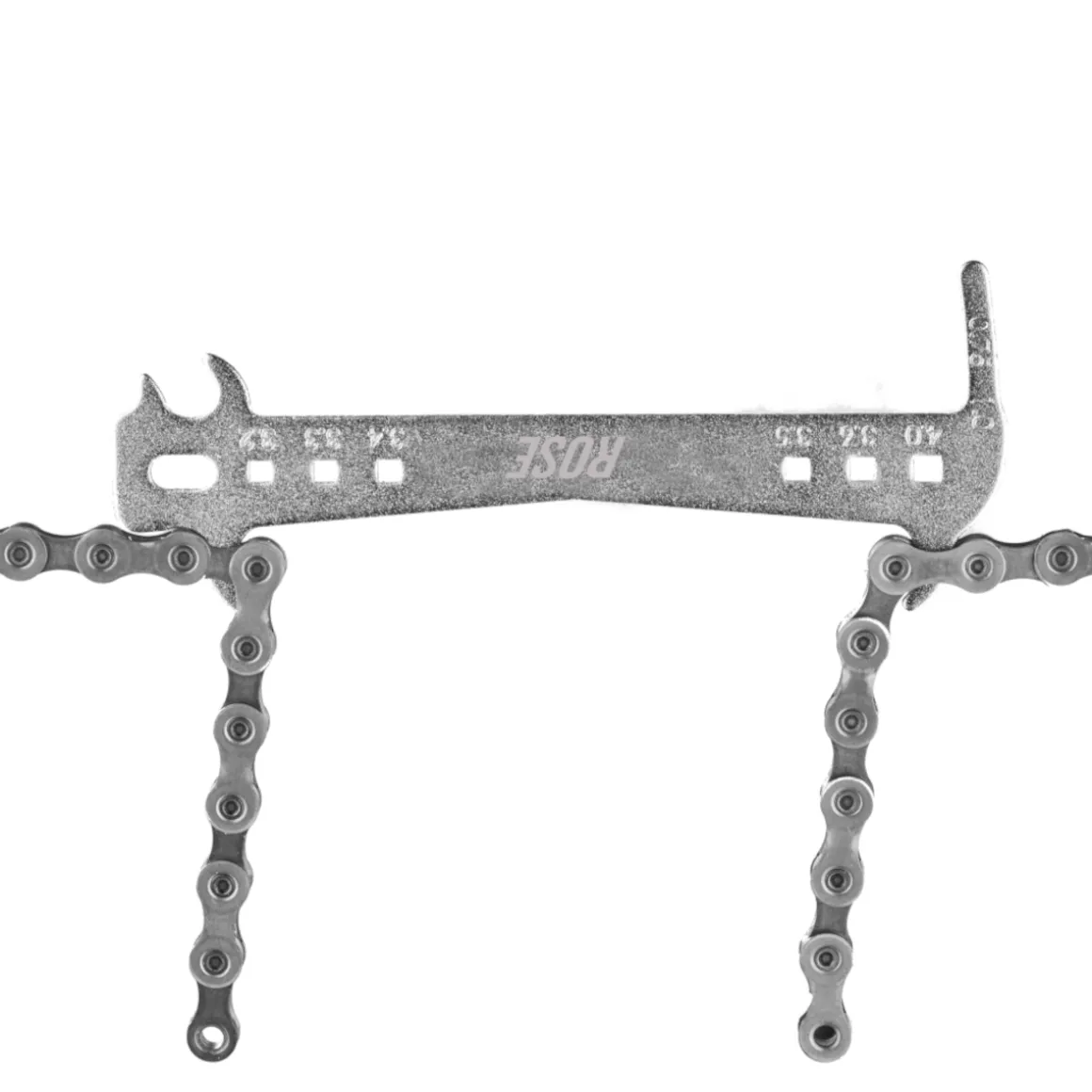 Chain Wear Gauge with Chain Holder