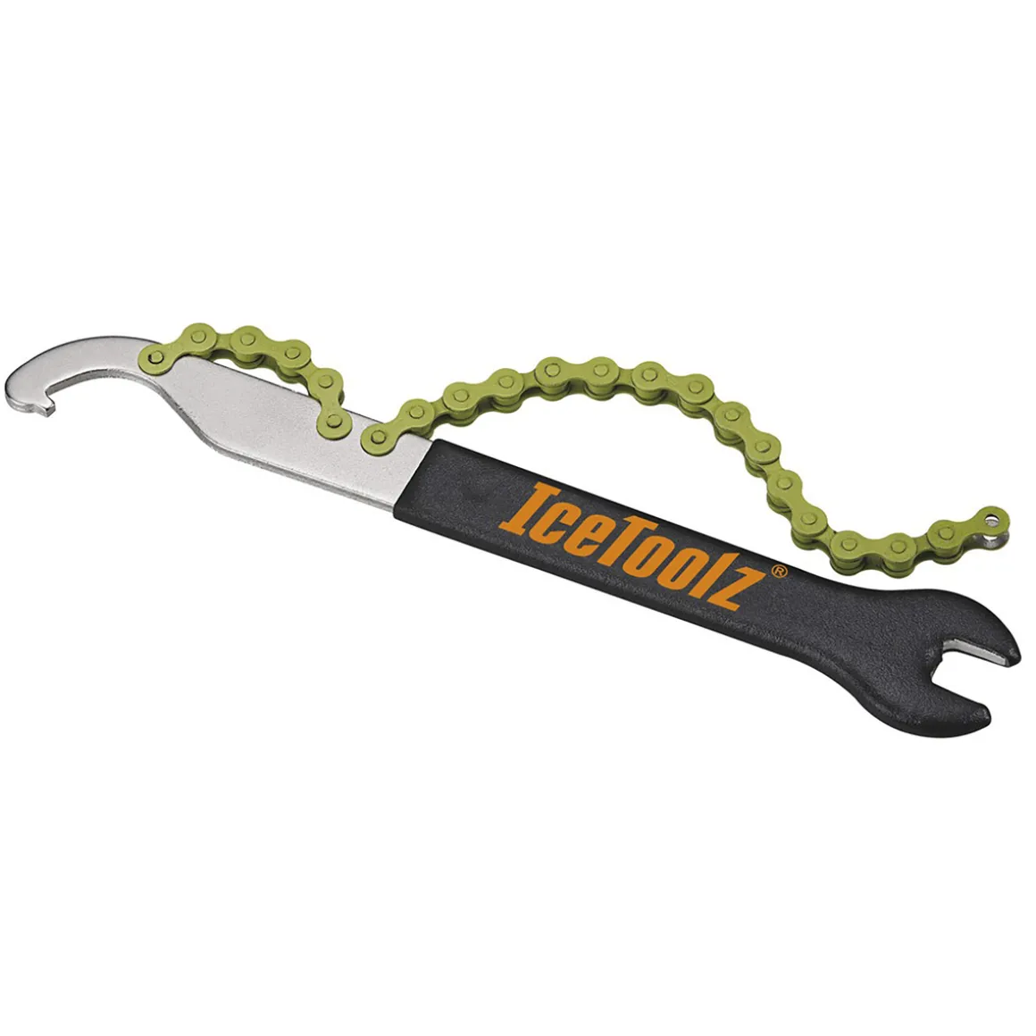 chain whip / sprocket remover incl. 15 mm pedal wrench and hook wrench