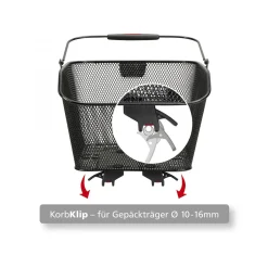CITYMAX KORBKLIP rear bike basket