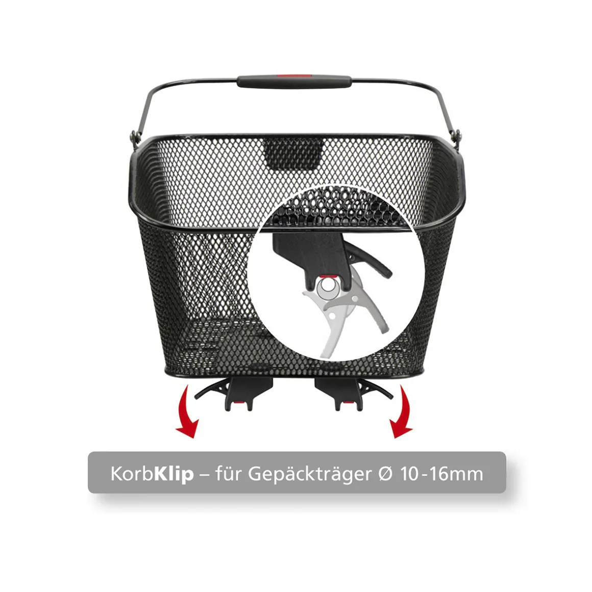 CITYMAX KORBKLIP rear bike basket