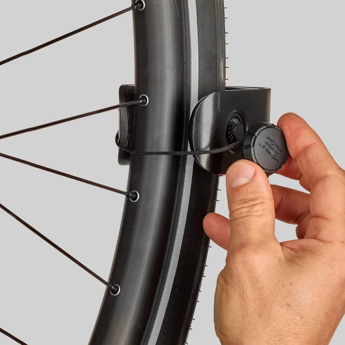 CLUG PRO HYBRID Bicycle Wall Bracket 1.3"-1.7" Secured with Fidlock