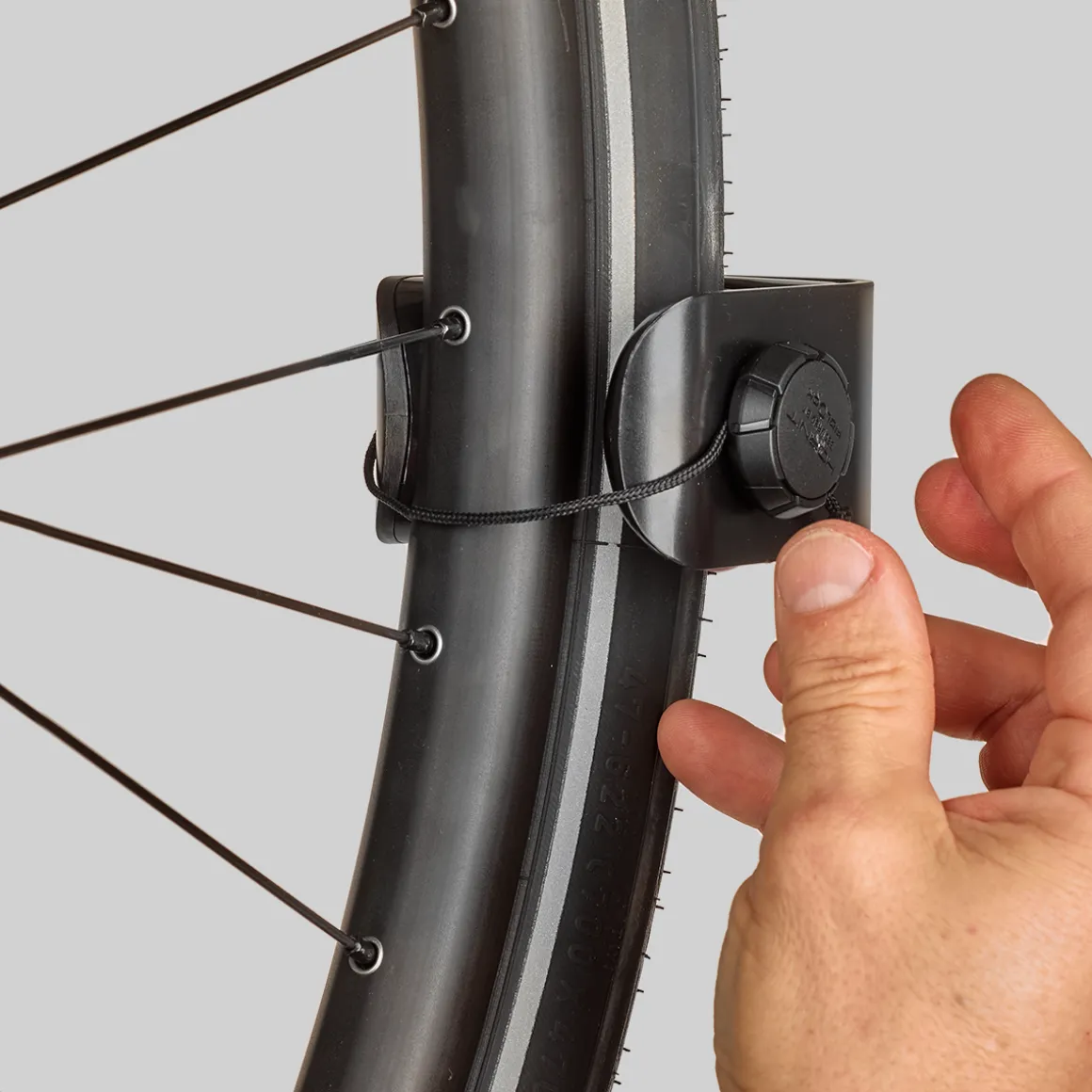 CLUG PRO HYBRID Bicycle Wall Bracket 1.3"-1.7" Secured with Fidlock