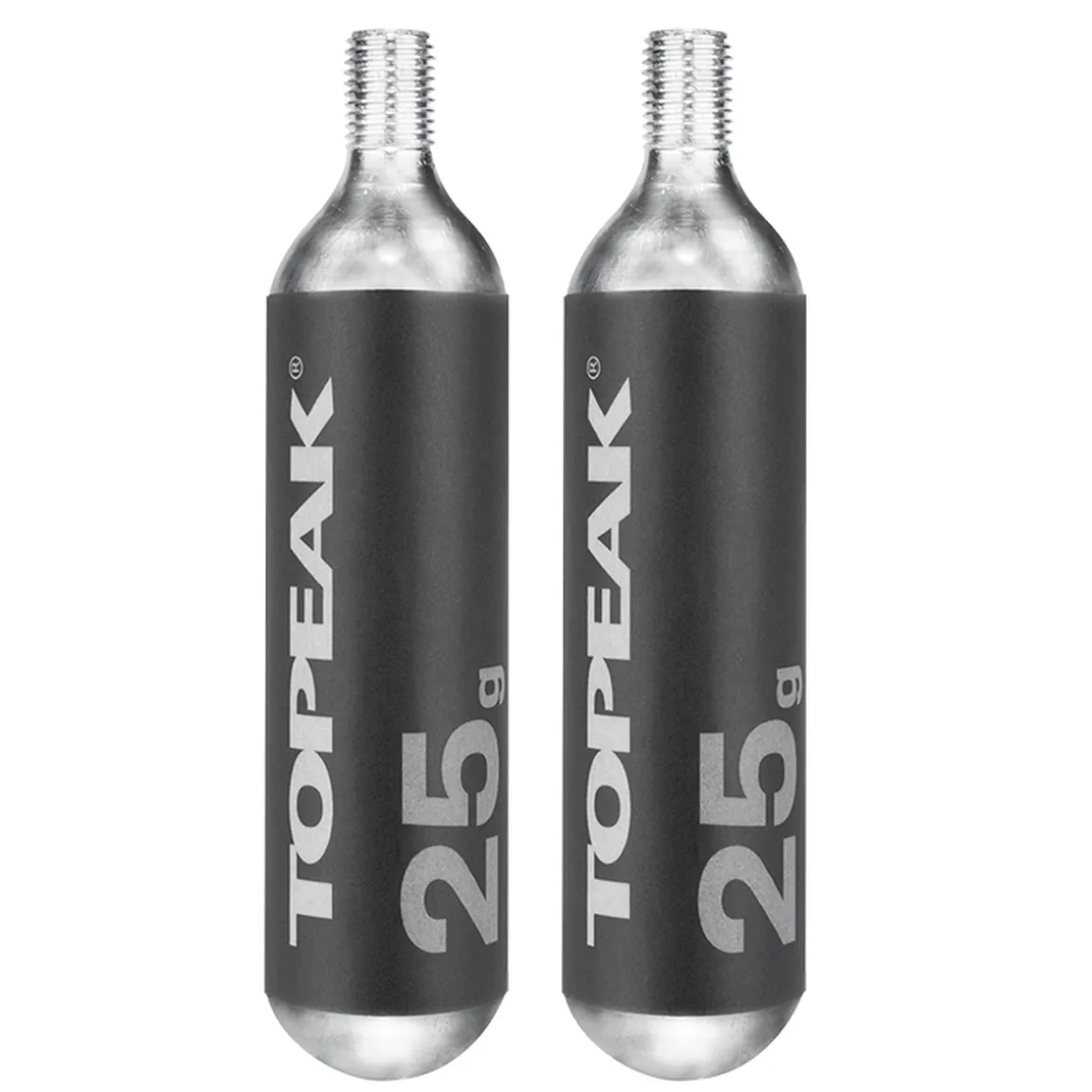 CO2 Cartridges 25 g threaded, Set of 2