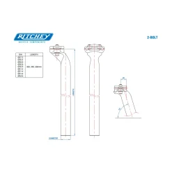 Comp 2-Bolt Seatpost 400mm