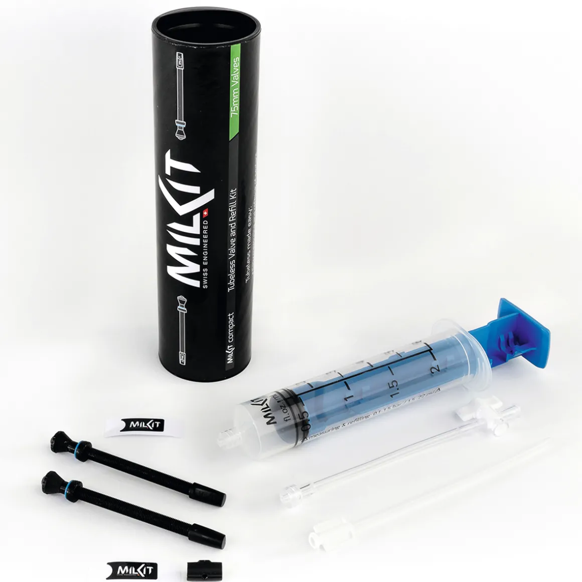 Compact Tubeless Valve and Refill Kit
