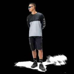 CORE PRINTED L/S TEE Long-sleeved MTB Jersey