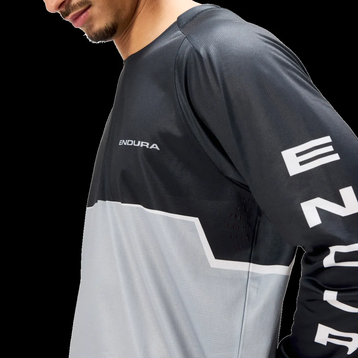 CORE PRINTED L/S TEE Long-sleeved MTB Jersey
