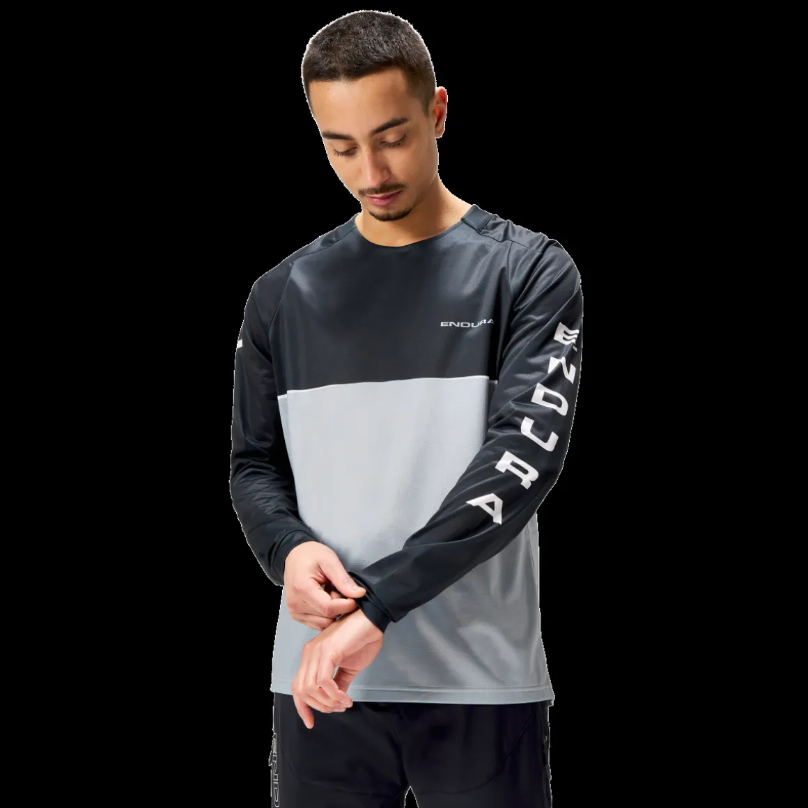 CORE PRINTED L/S TEE Long-sleeved MTB Jersey