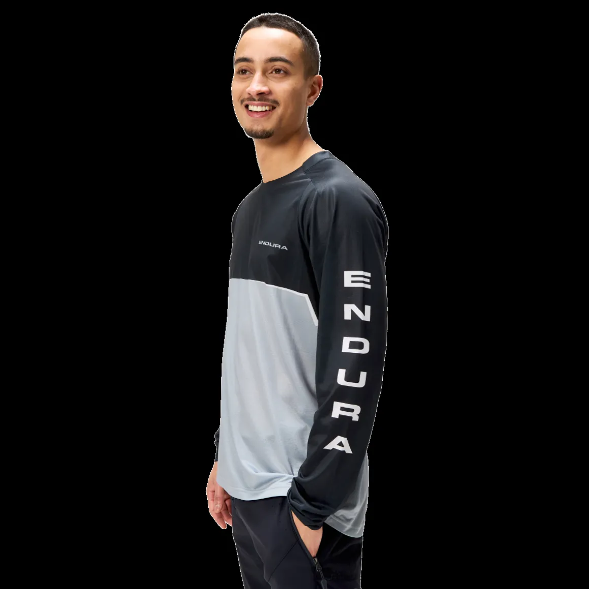 CORE PRINTED L/S TEE Long-sleeved MTB Jersey