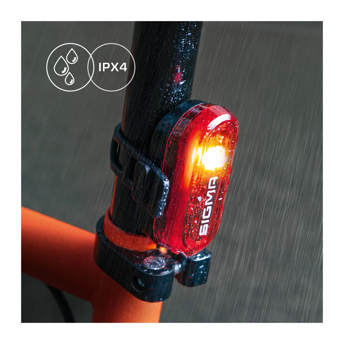 Curve Battery-Powered Rear Light