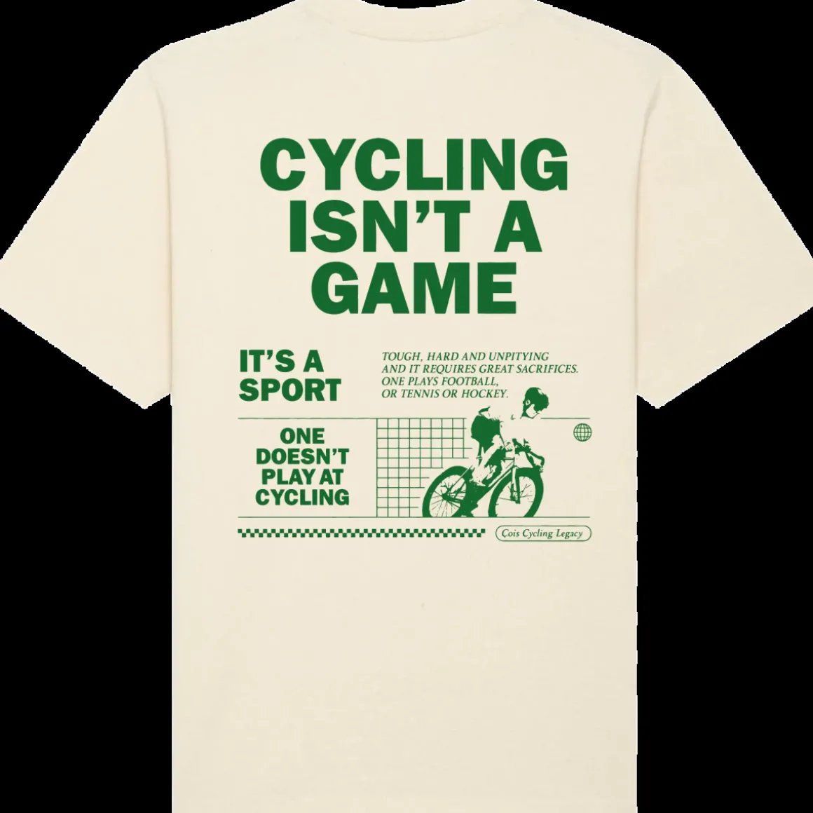 CYCLING ISN'T A GAME OVERSIZED SHIRT