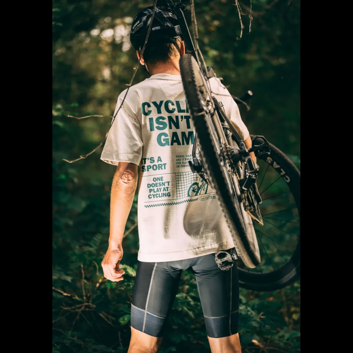 CYCLING ISN'T A GAME OVERSIZED SHIRT