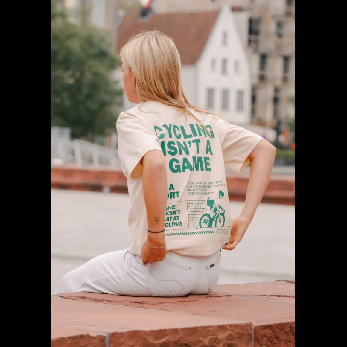 CYCLING ISN'T A GAME OVERSIZED SHIRT