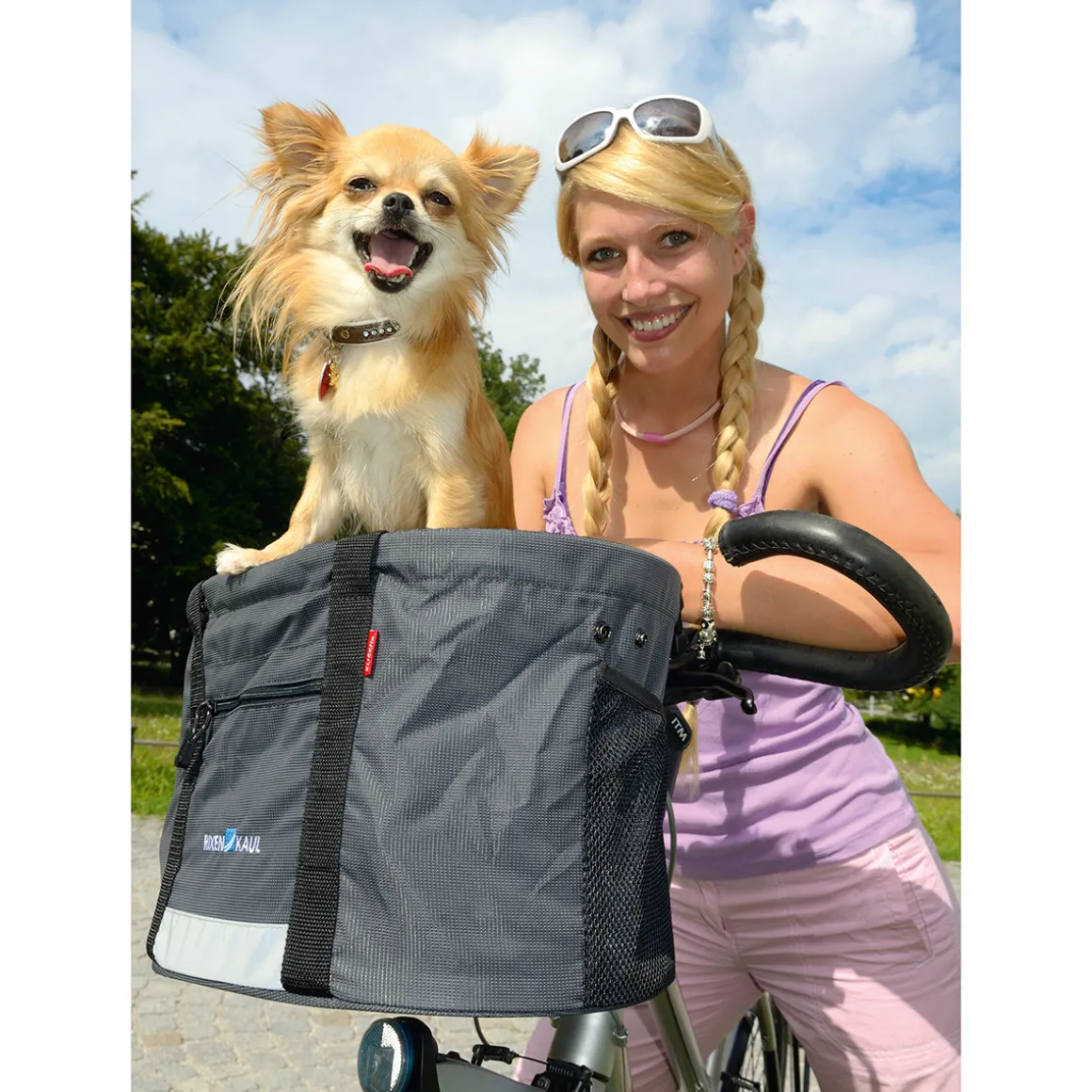 DOGGY Front Bicycle Basket for Dogs