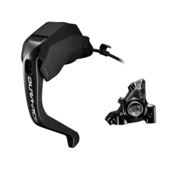 Dura-Ace Di2 ST-R9180 STI Triathlon TT Brake/Shift Lever Combination with BR-R9270 Disc Brake J-Kit Direct
