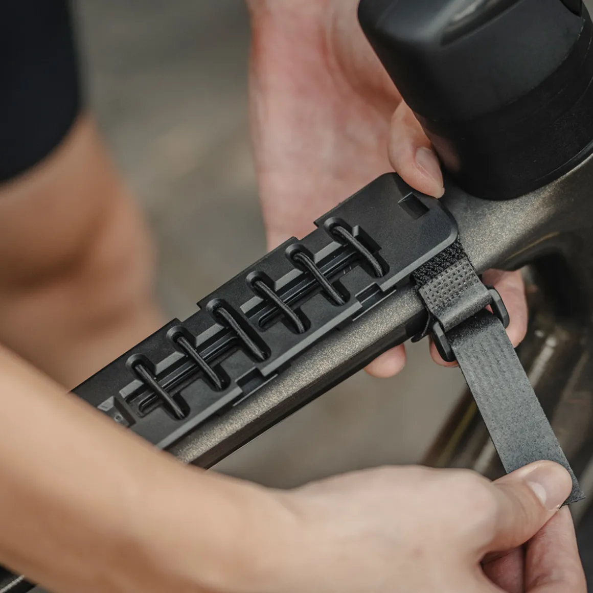 Fastfuel Tri-Station Top Tube Holding System for Gels/Snacks