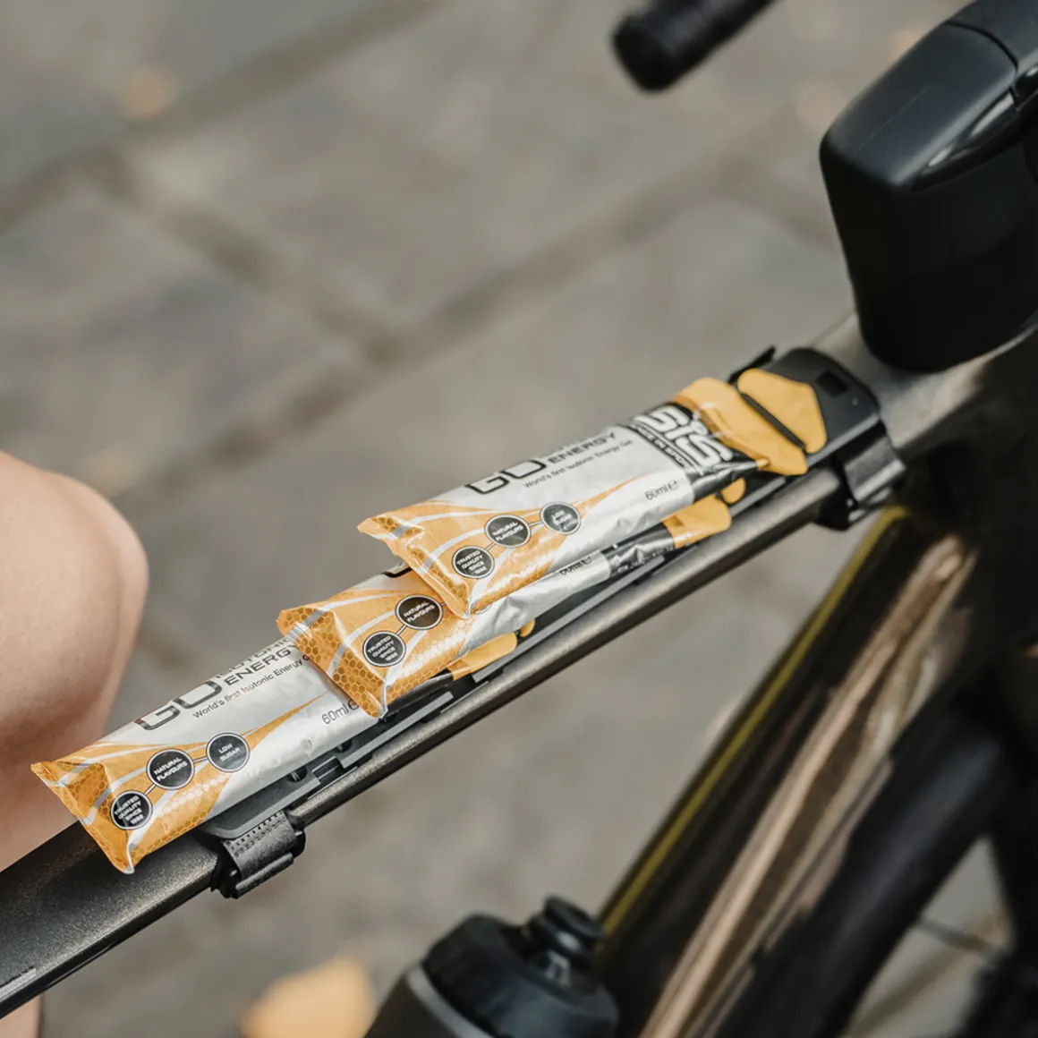 Fastfuel Tri-Station Top Tube Holding System for Gels/Snacks