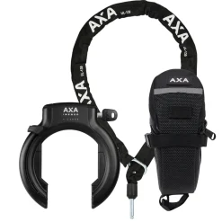 Frame Lock Set Imenso X-Large Retractable incl. ULC 130 Connecting Chain & Saddle Bag