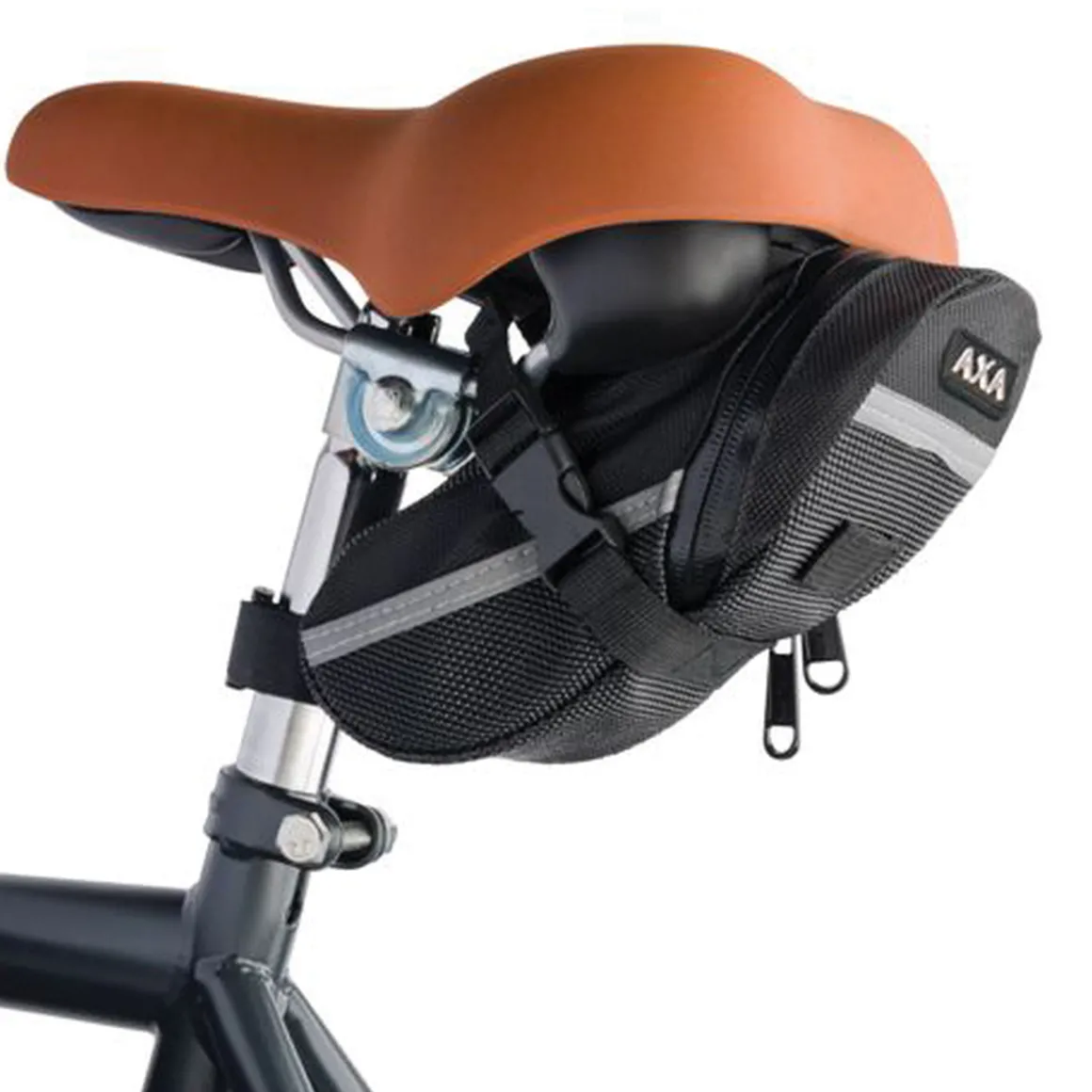 Frame Lock Set Imenso X-Large Retractable incl. ULC 130 Connecting Chain & Saddle Bag