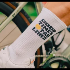 GOOD TIMES TAN LINES RETRO CREW SOCKS Cycling Socks