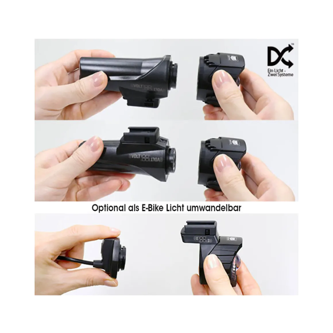 GVolt 100™ Rechargeable Front Light Dual System
