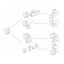 GVolt 100™ Rechargeable Front Light Dual System