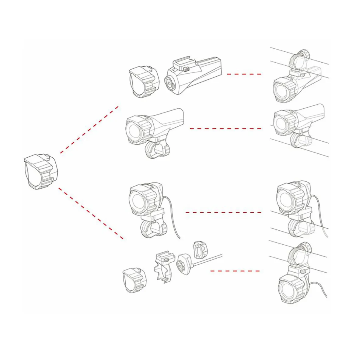 GVolt 100™ Rechargeable Front Light Dual System
