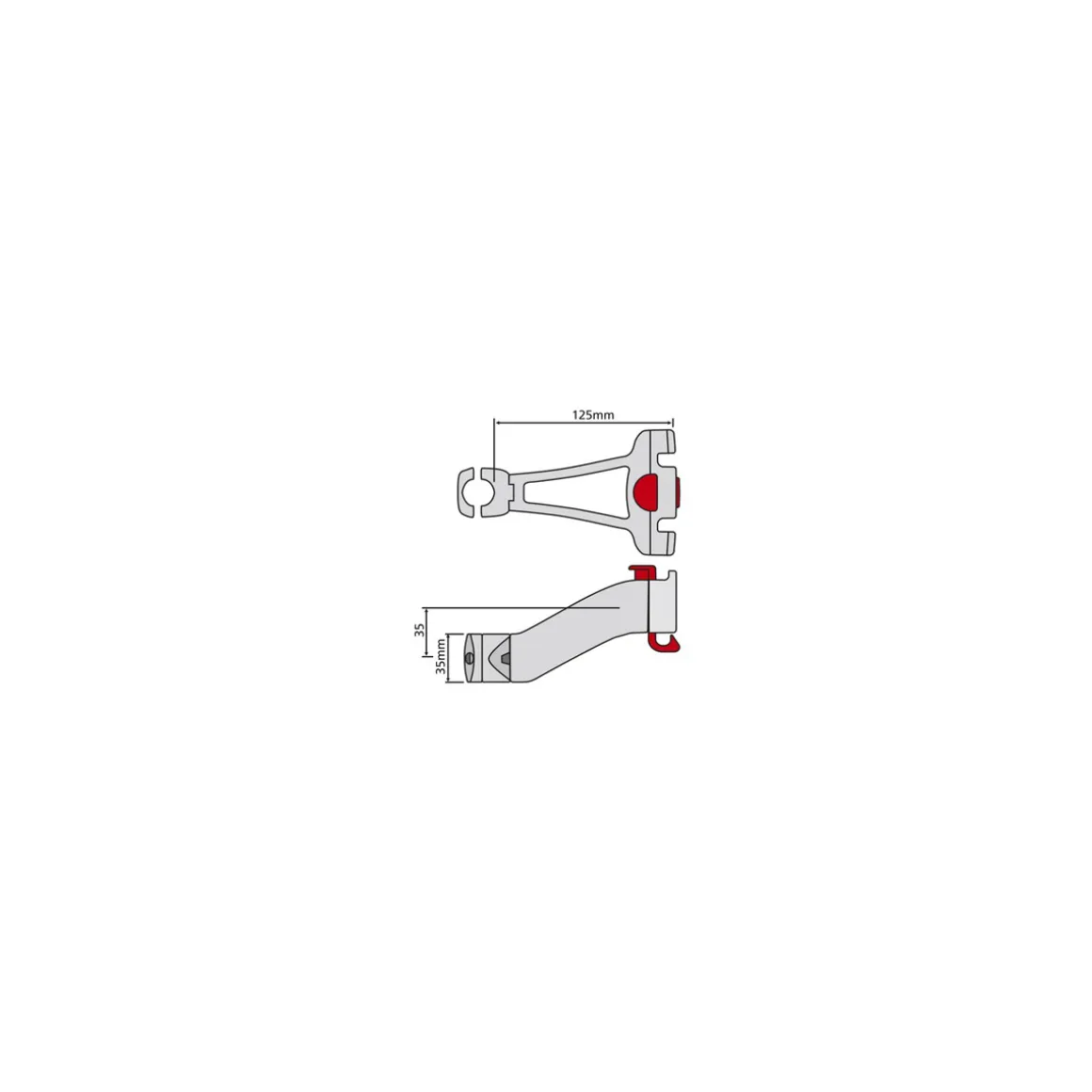 handlebar adapter for stem