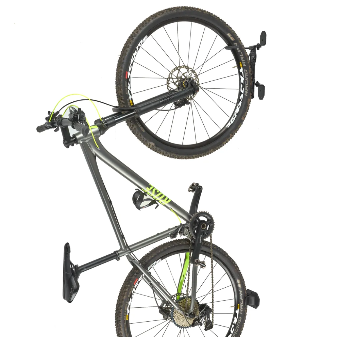 Hook-In Vario Wall Mount Bike Rack Foldable and Swivelling