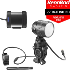 IQ-XM Speed Battery-Powered Front Light with High Beam Function