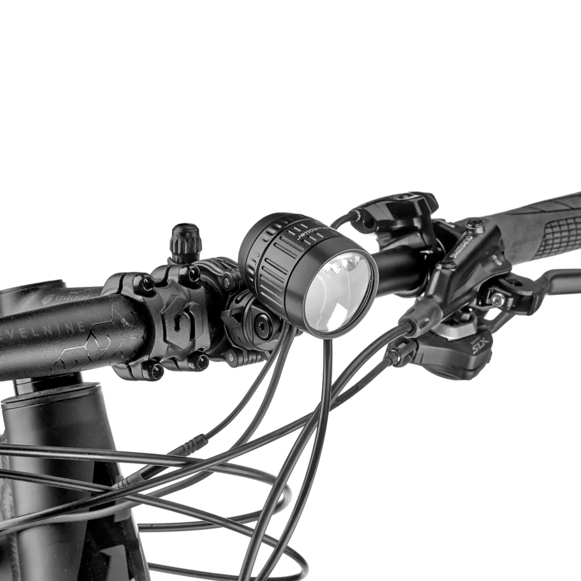 IQ-XM Speed Battery-Powered Front Light with High Beam Function