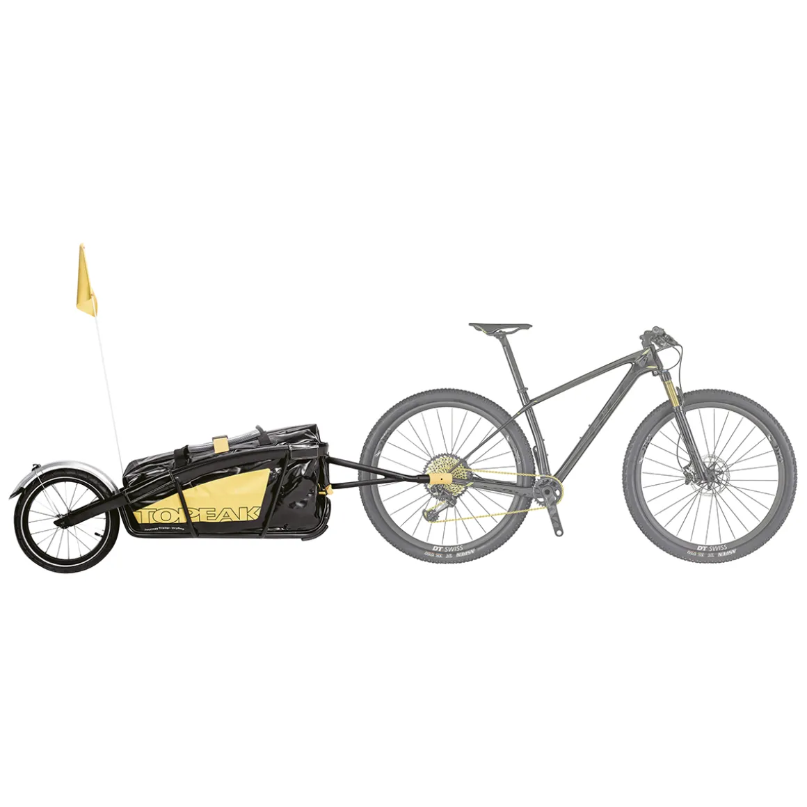 JOURNEY TRAILER TX and DRYBAG Single-track Trailer