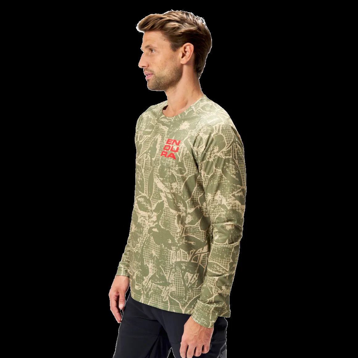 LTD PRINTED L/S TEE Long-sleeved MTB Jersey
