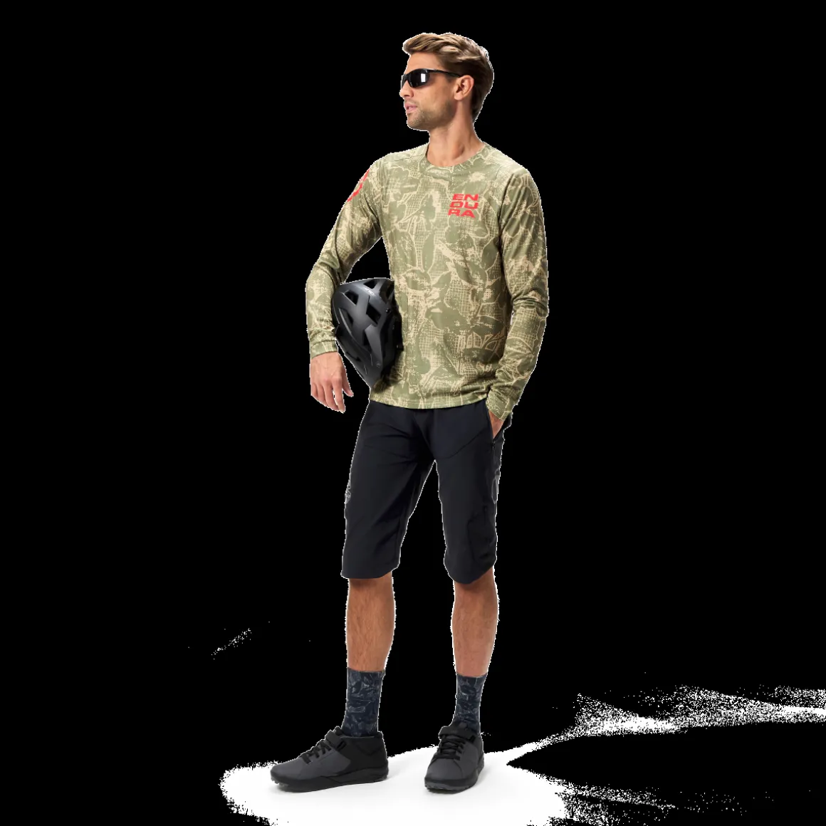 LTD PRINTED L/S TEE Long-sleeved MTB Jersey