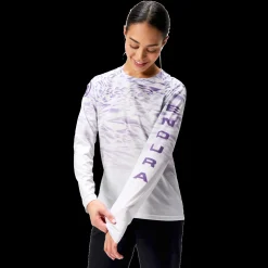 MARBLE WOMEN'S LTD PRINTED L/S TEE Women's Long-sleeved Bike Jersey