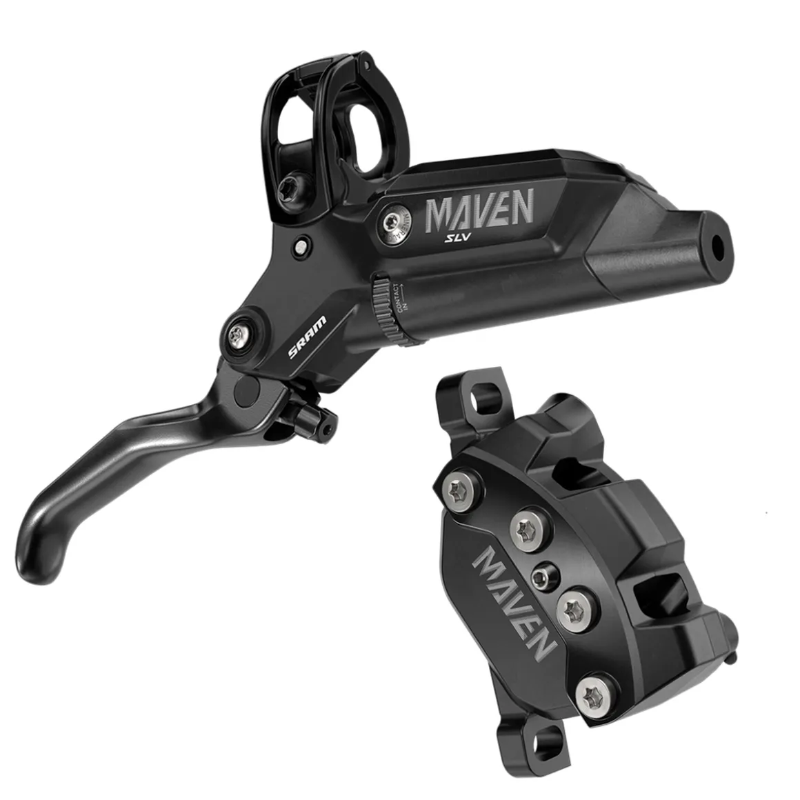 Maven Silver 4-Piston Disc Brake, Front Wheel