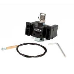 Mounting Set for Handlebar Bags/Baskets with Lock