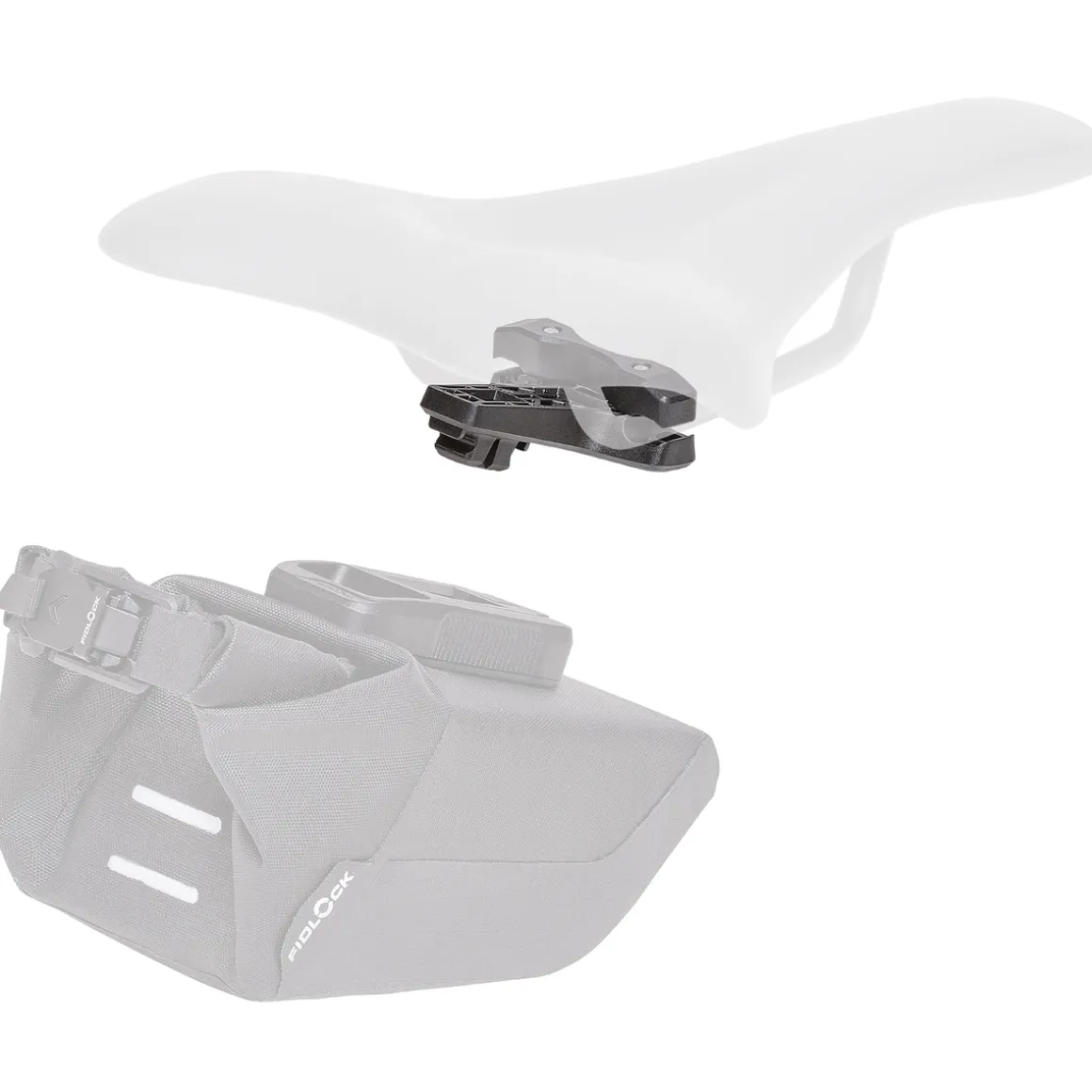 PINCLIP saddle base Saddle Holder for saddle bag
