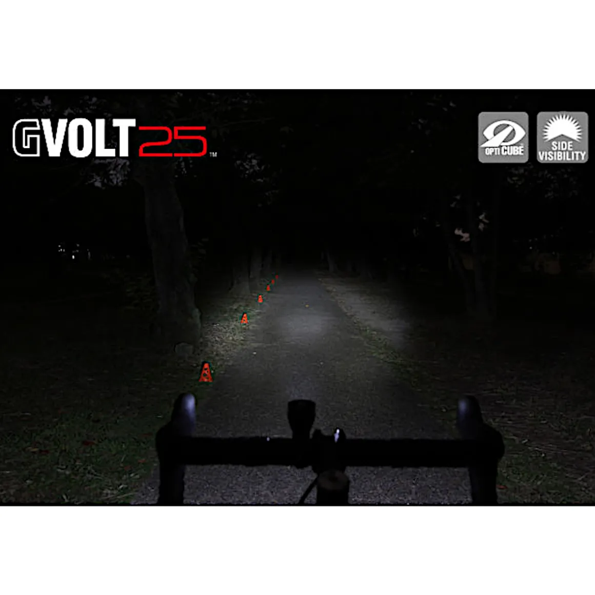 Rechargeable Light Set GVolt 25 Headlight + Micro G Rear Light USB