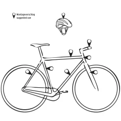 re:flex anywhere Reflective Frame and Helmet Stickers