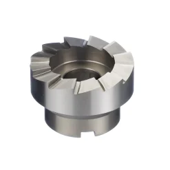 Replacement cutter head for crankset cutting tool