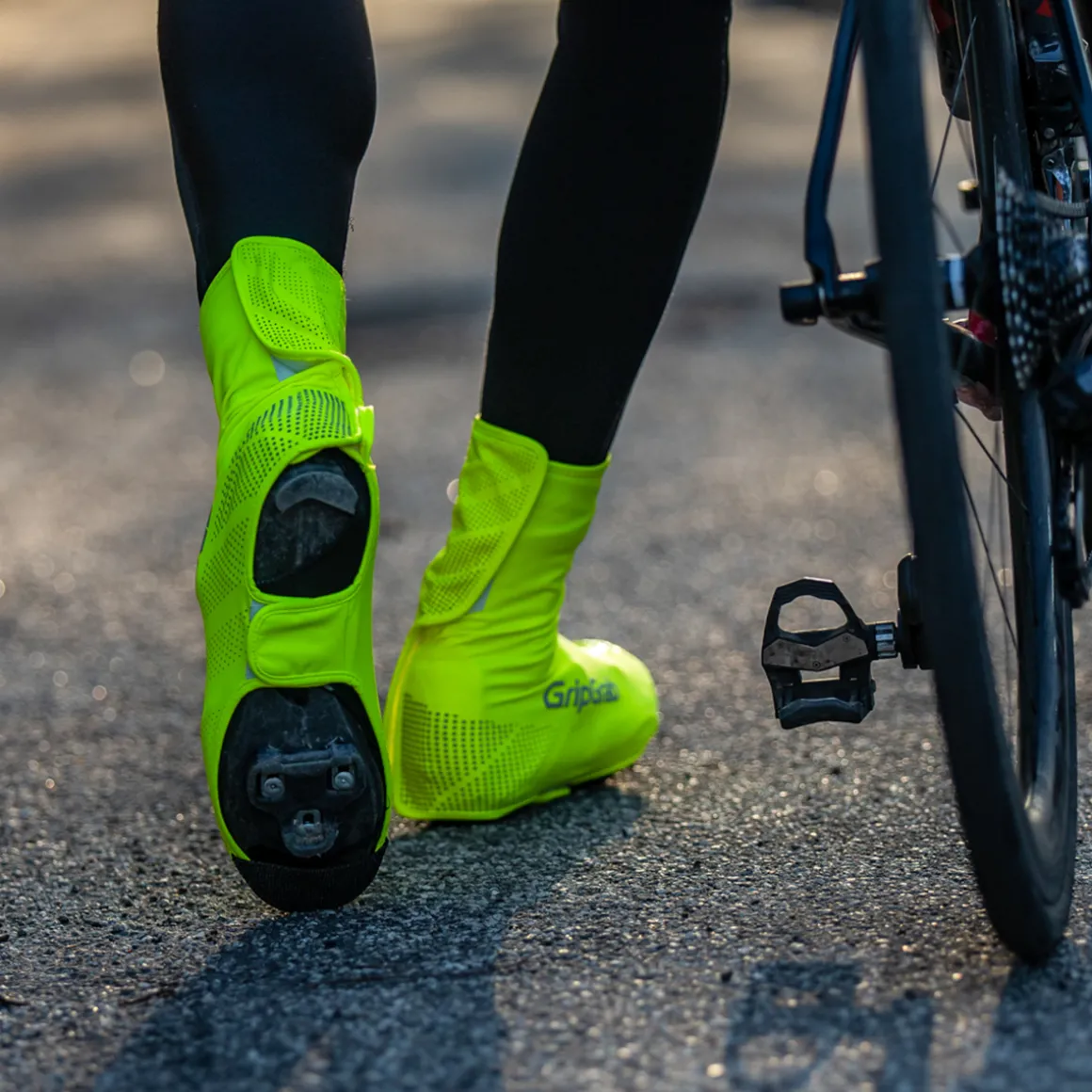 RIDE WATERPROOF HI-VIS SHOE COVER 01