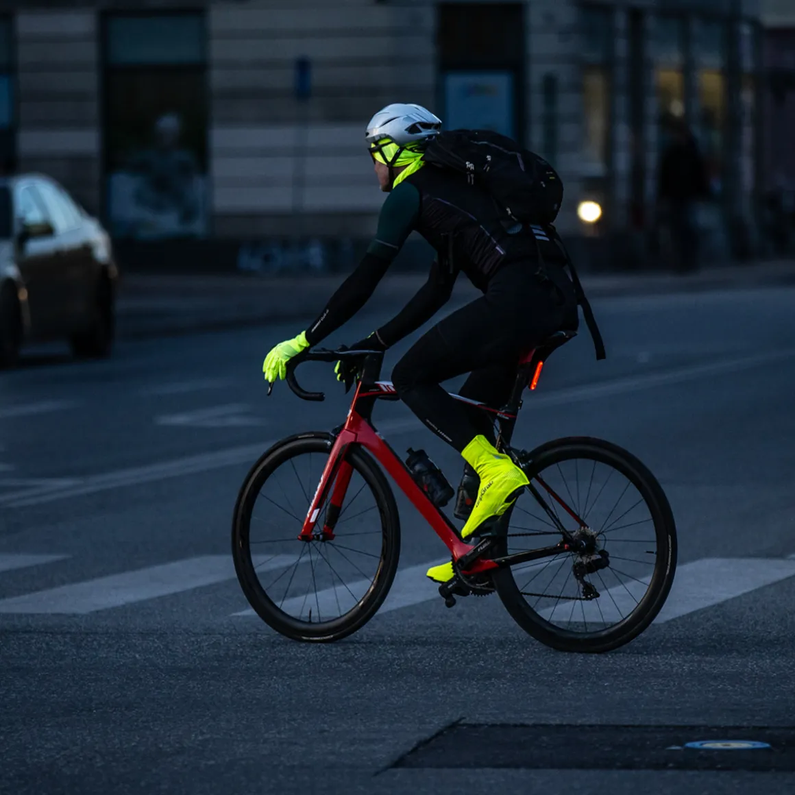 RIDE WATERPROOF HI-VIS SHOE COVER 01